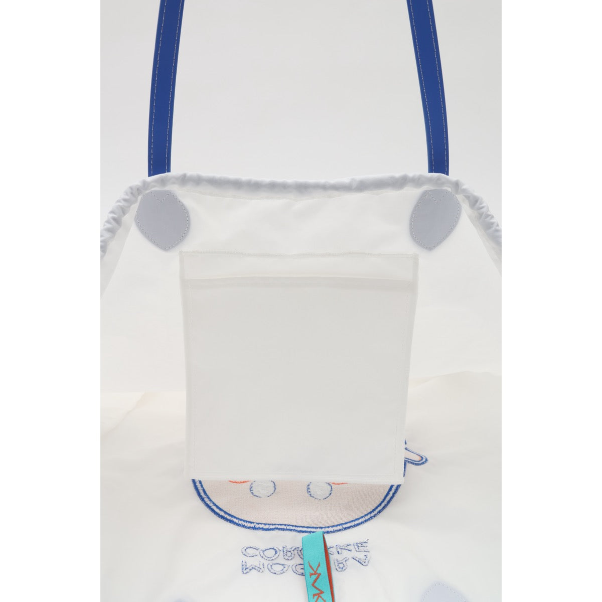 Nagano Characters 타투 토트백 MOGURA COROKKE 화이트