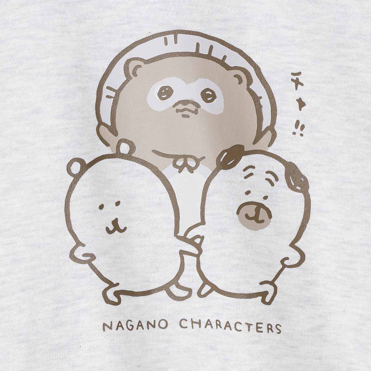 ナガノキャラクターズ スウェット チャ!! オートミール