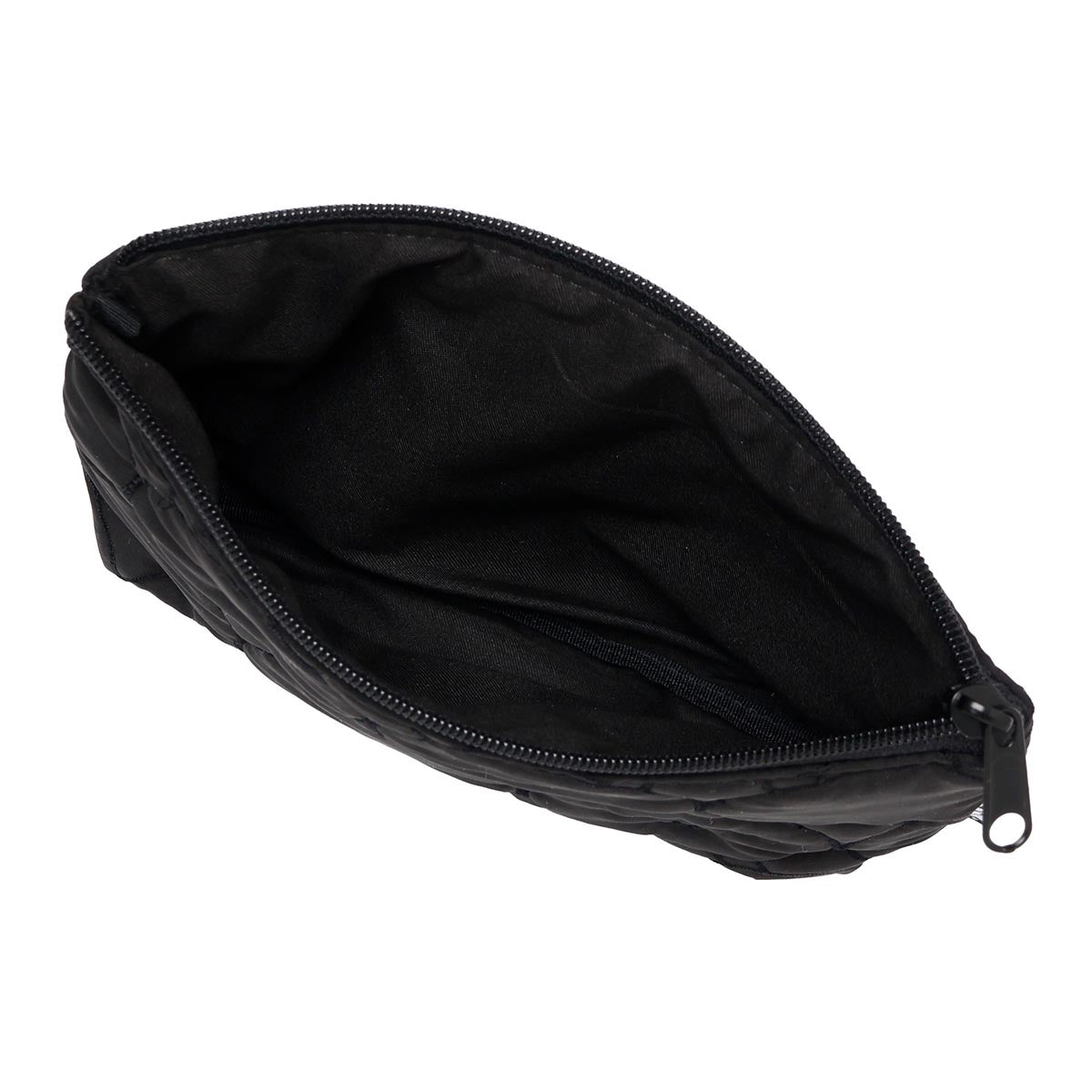 ナガノキャラクターズ キルティングポーチ フェイス ブラック