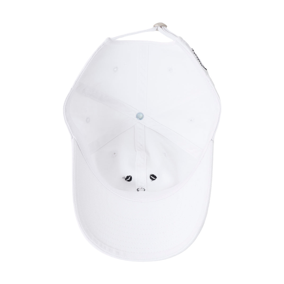 ナガノキャラクターズ キャップ モノクロなくま ホワイト