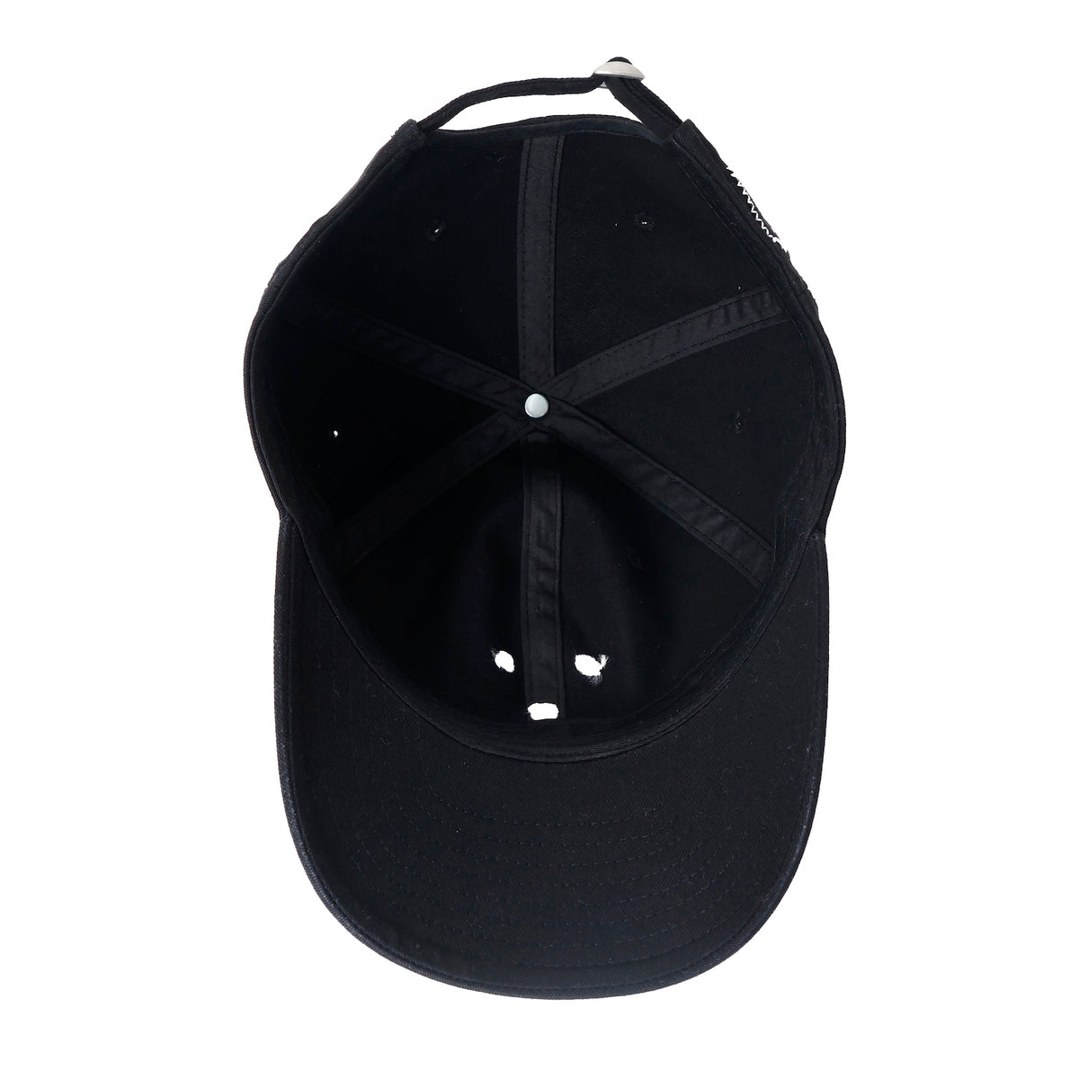 ナガノキャラクターズ キャップ モノクロなくま ブラック