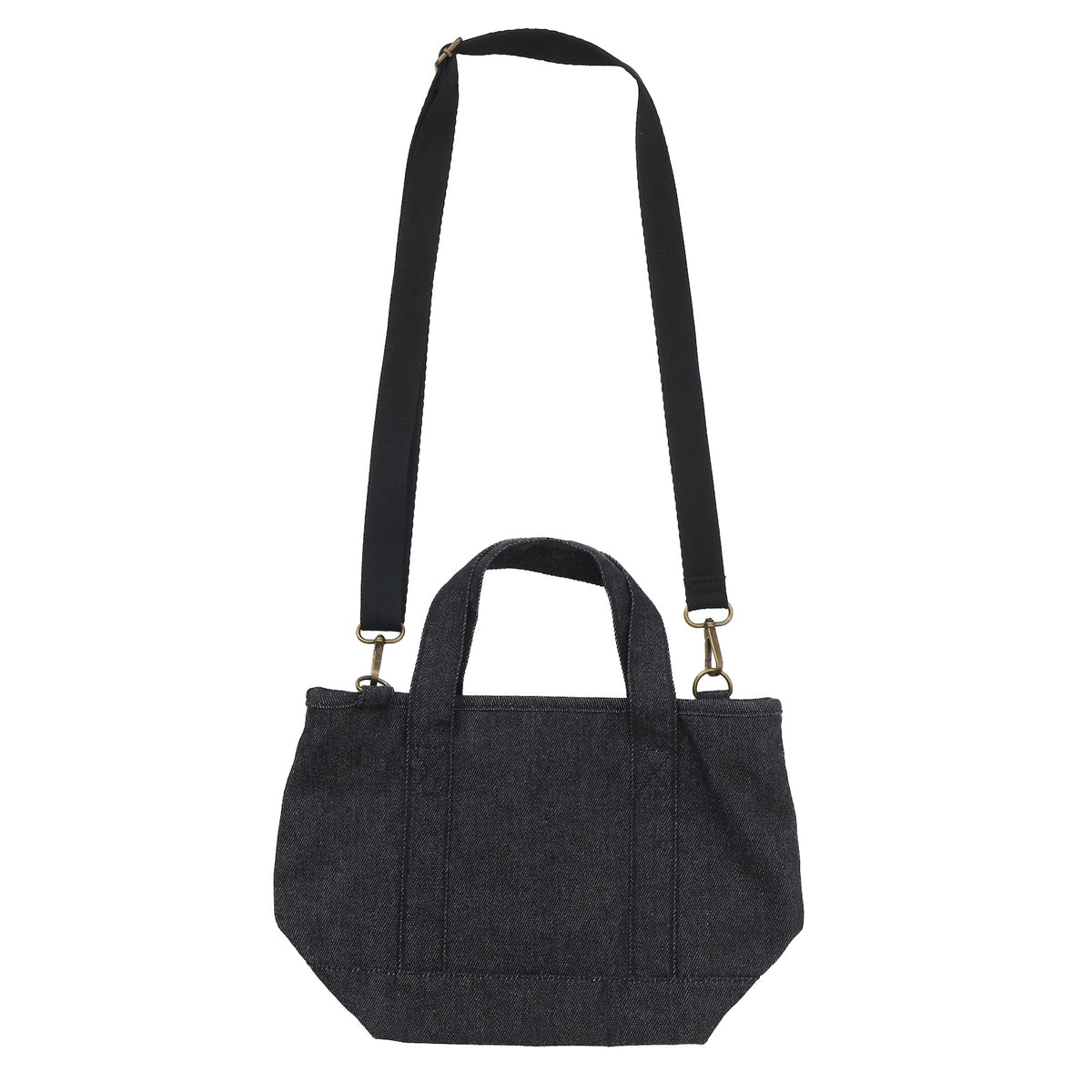 Nagano Characters 牛仔托特包 V字手势款 黑色
