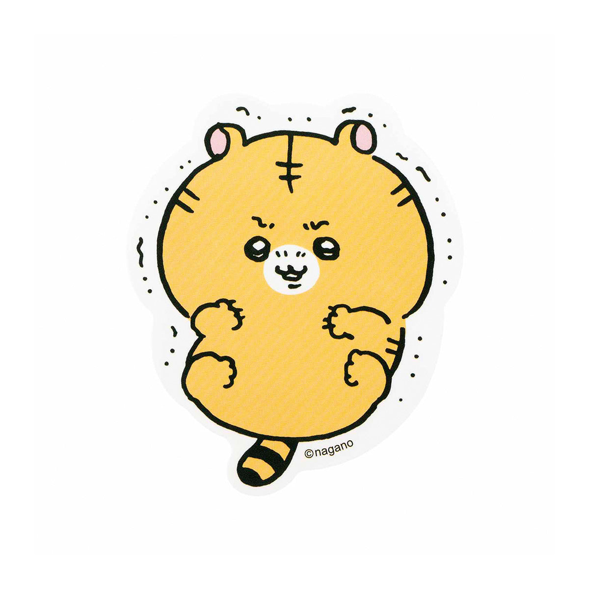 Nagano Characters 스마트폰에 붙일 사이즈의 스티커(호랑이)