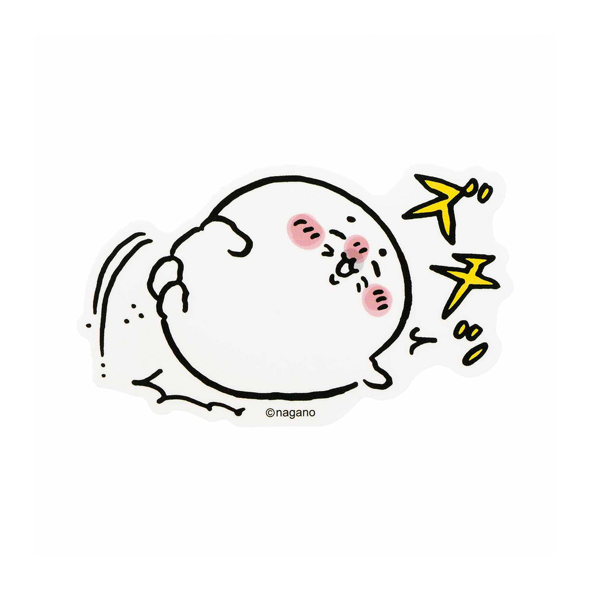 ナガノキャラクターズ スマホに貼れるサイズのステッカー(アザラシ ズチッ)