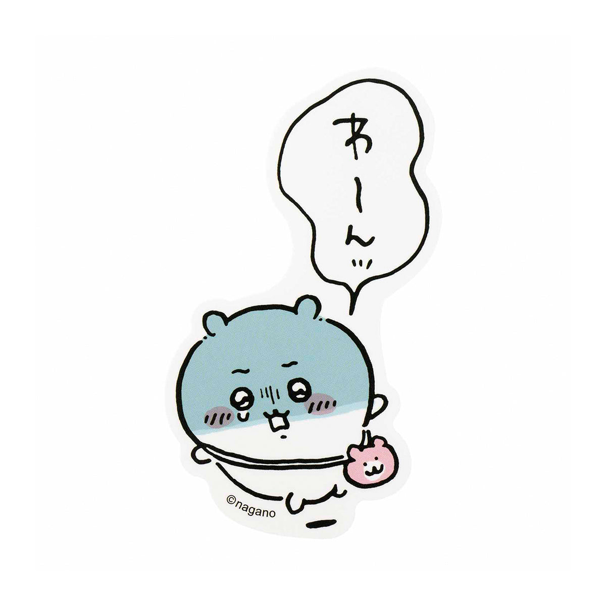 Nagano Characters 스마트폰에 붙이는 사이즈의 스티커(와-웅)