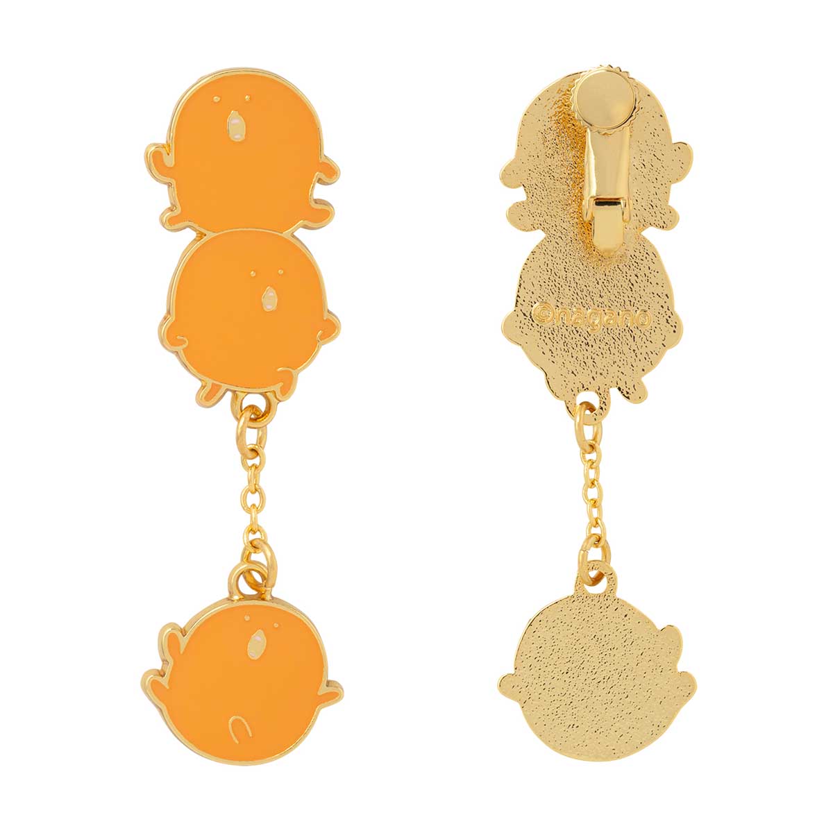 Nagano Characters Swaying Earrings (Mogura Corokke Trio)