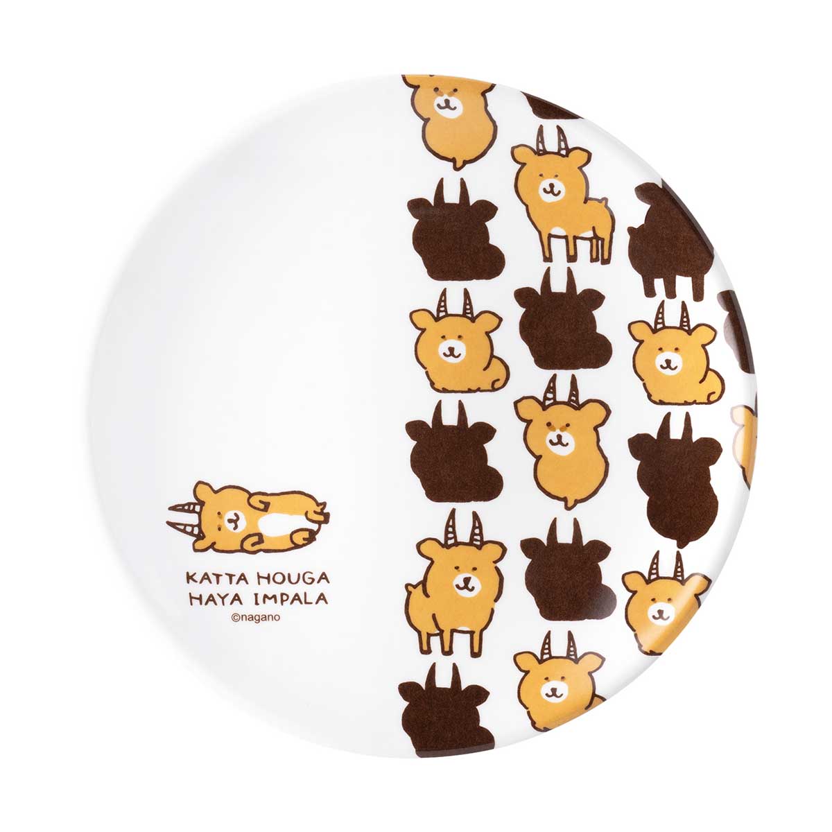 Nagano Characters メラミンプレート(早期黑斑羚)