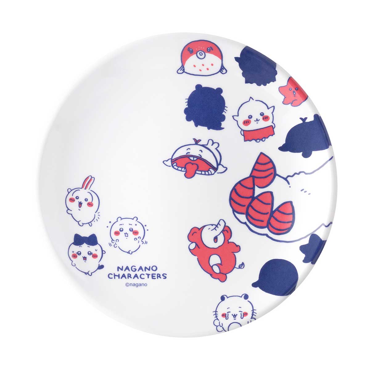 Nagano Characters Melamine plate (Chiikawa and others)
