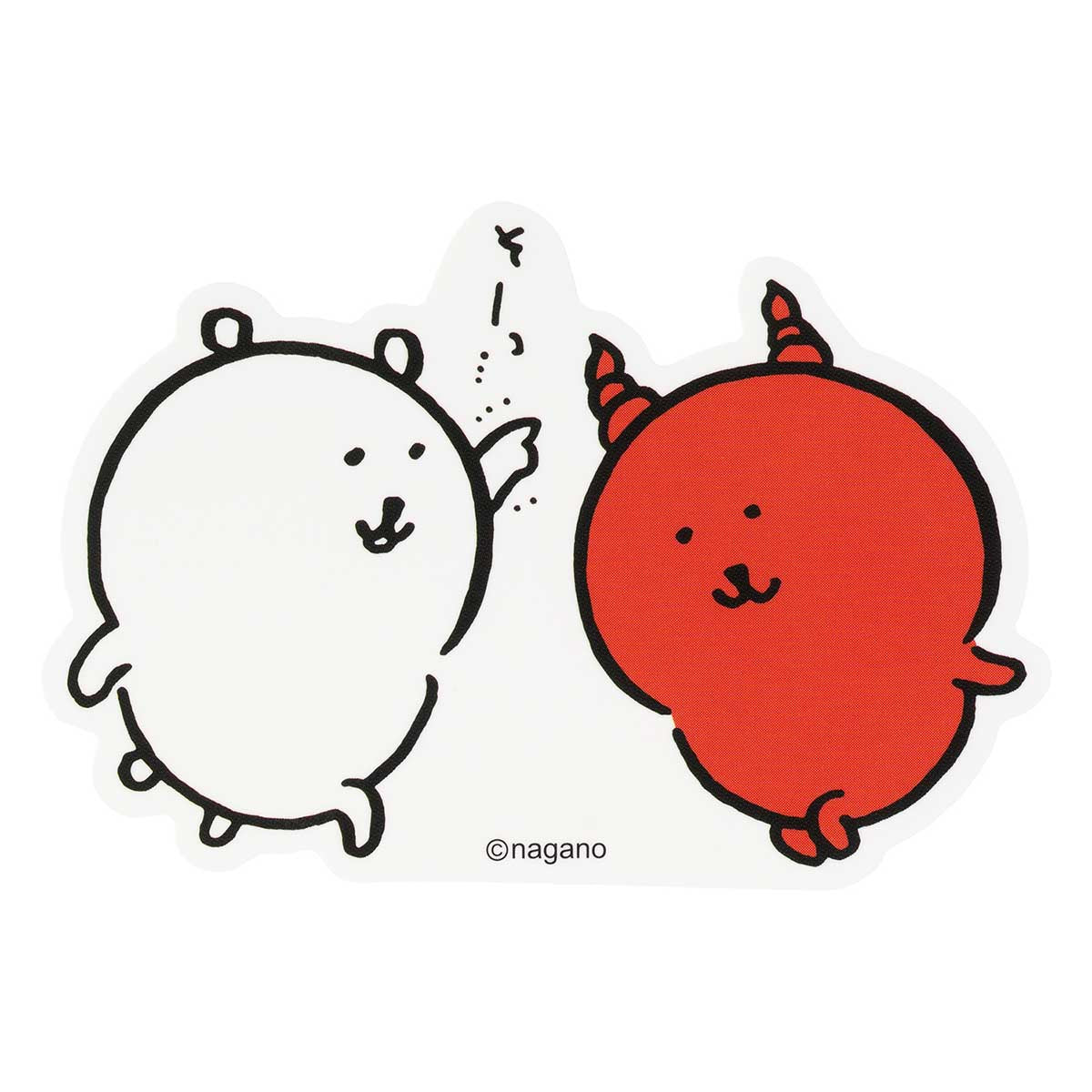 ナガノキャラクターズ スマホに貼れるサイズのステッカー(チョロギ)