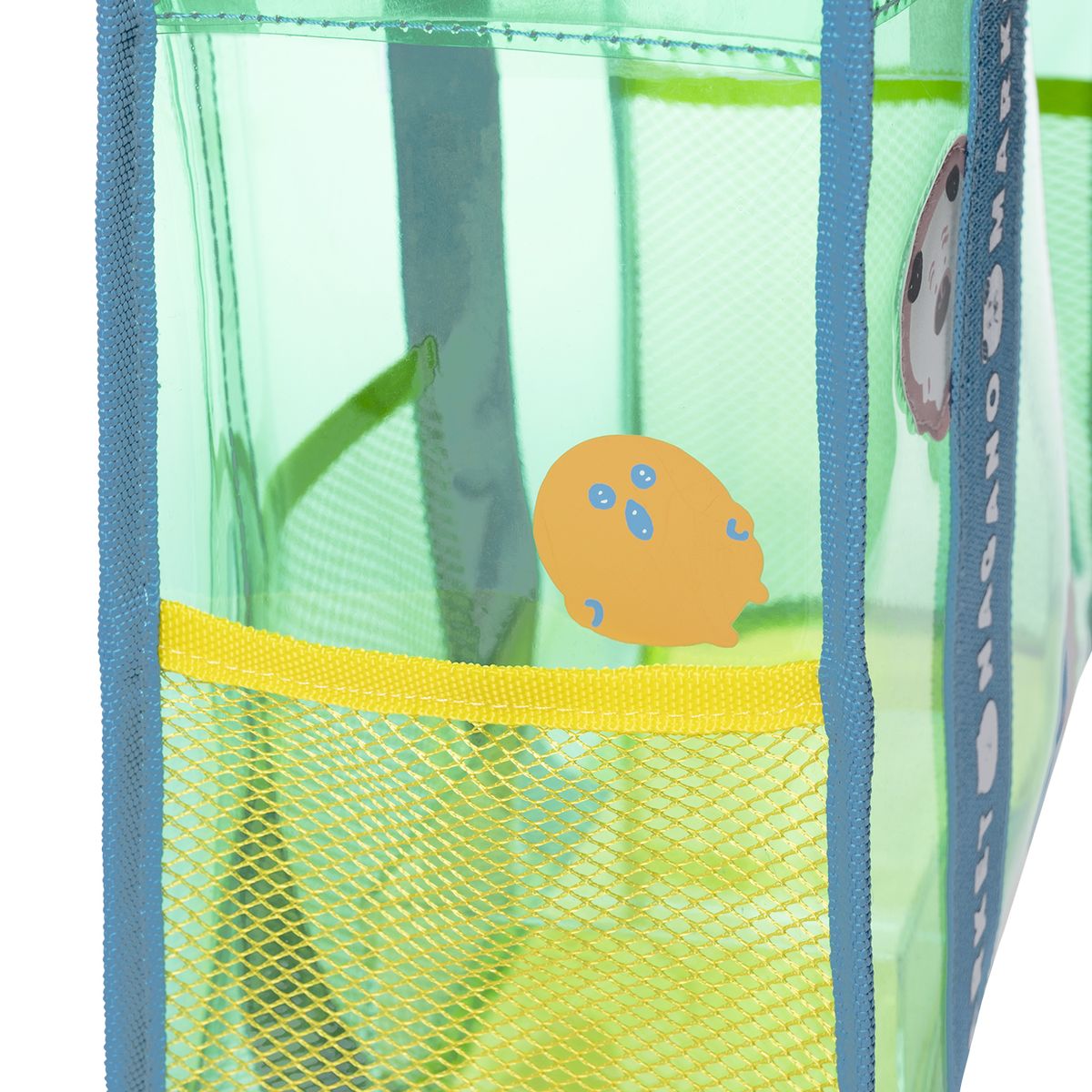 ナガノキャラクターズ カラーなクリアトートバッグ (ブルー)