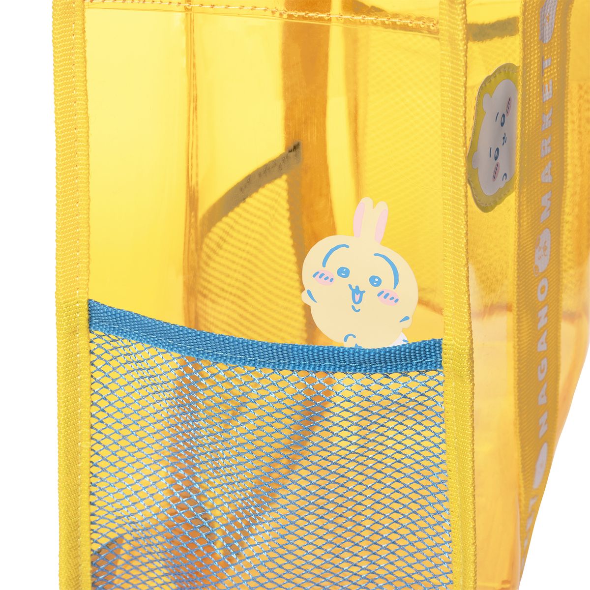 ナガノキャラクターズ カラーなクリアトートバッグ (イエロー)