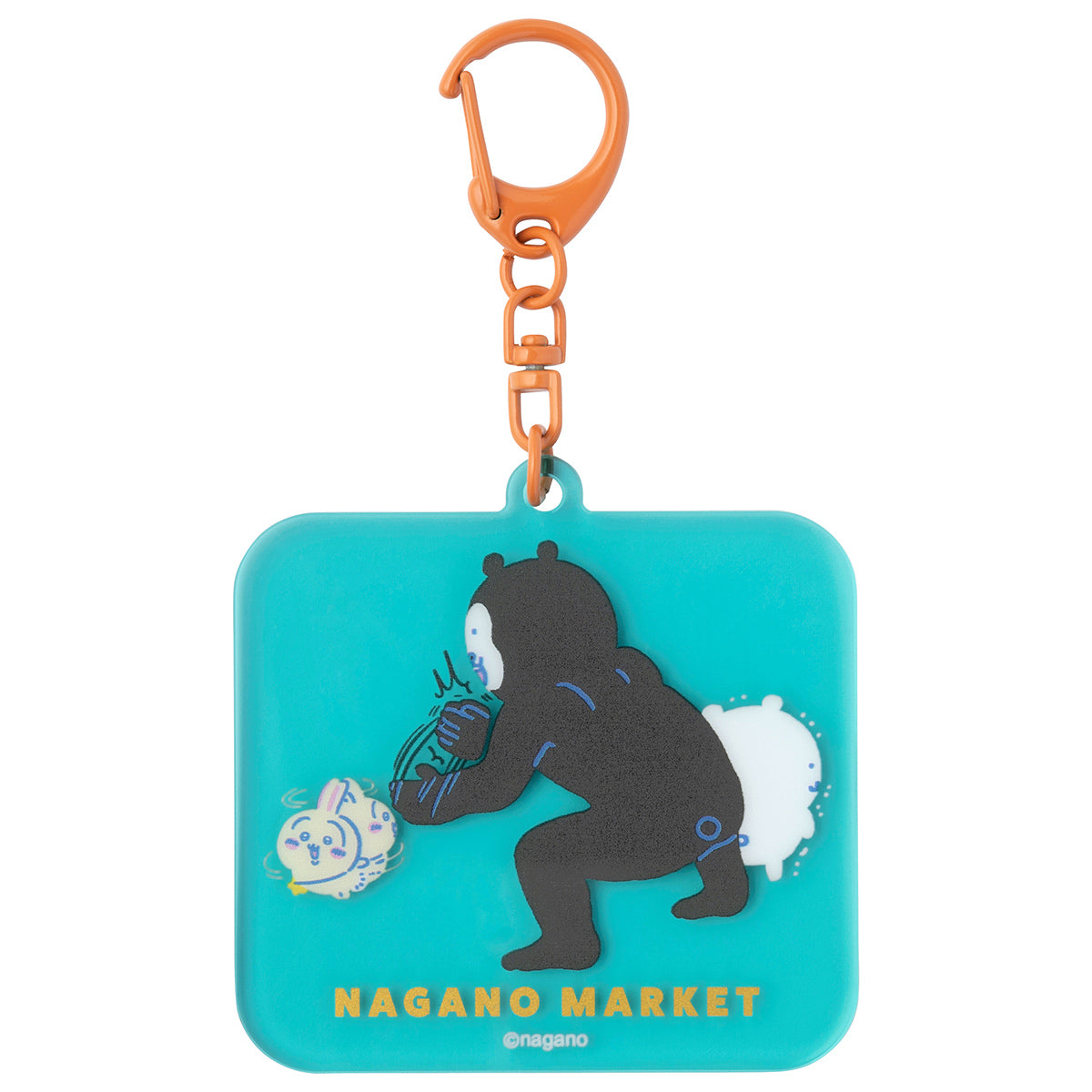 Nagano Characters Colorful acrylic Key ring (green)