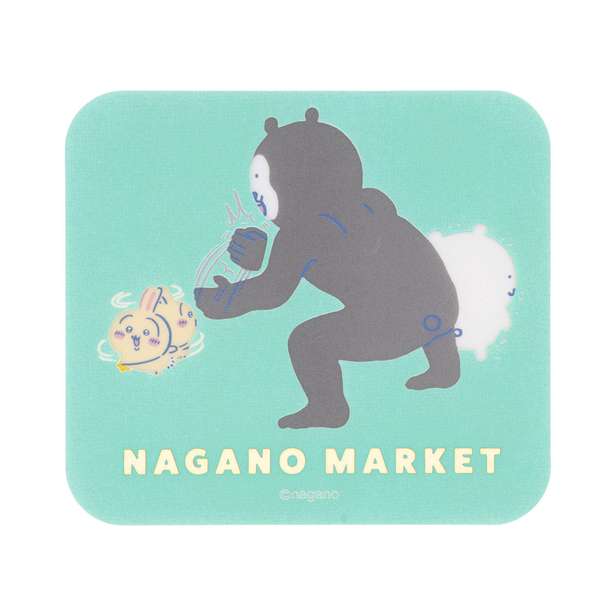 Nagano Characters 컬러나 스마트폰에 붙일 수 있는 사이즈의 클리어스티커(그린)