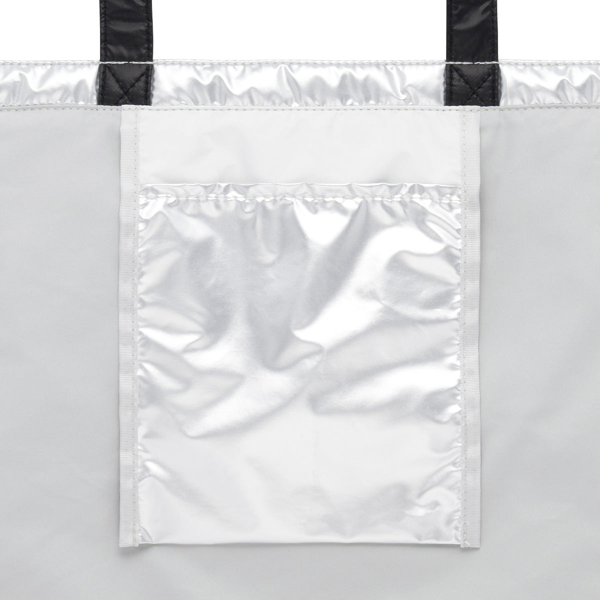 ナガノキャラクターズ モノトーンなトートバッグ(シルバー)