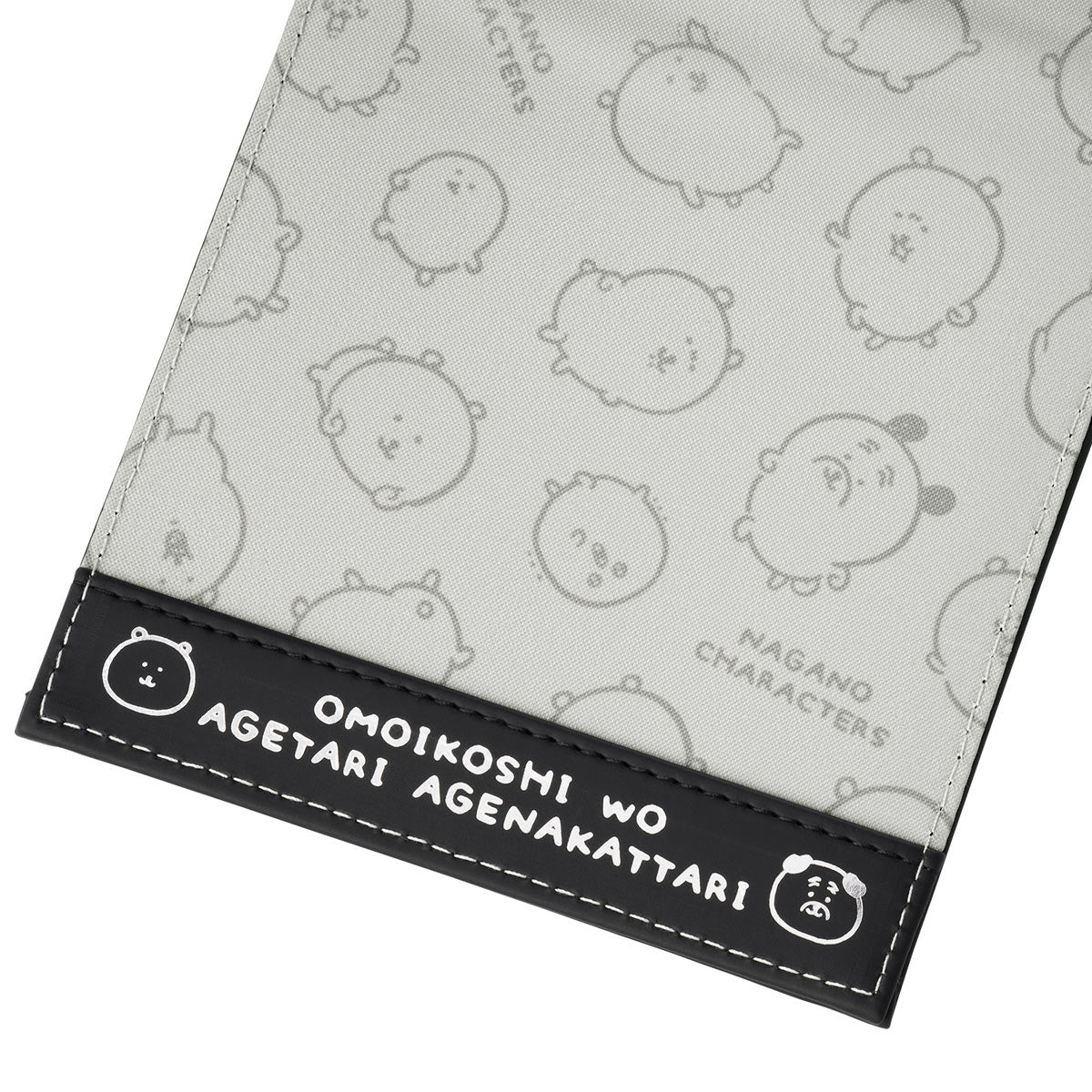 ナガノキャラクターズ モノトーンな折り畳みミラー