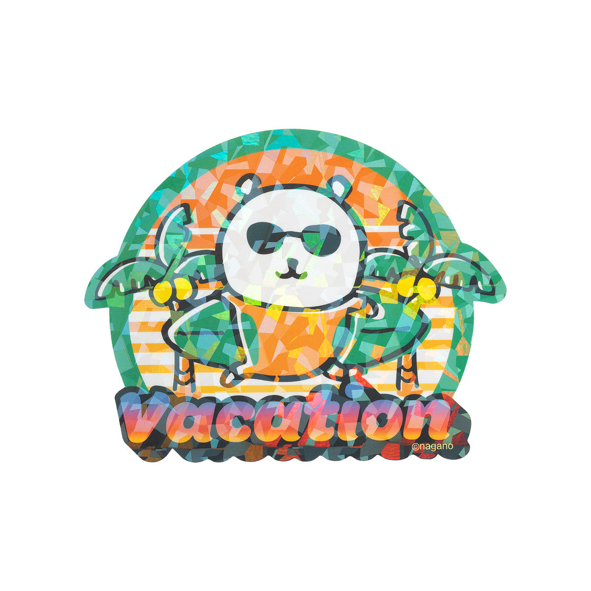 Nagano Characters 홀로그램 대형 스티커 (VACATION)