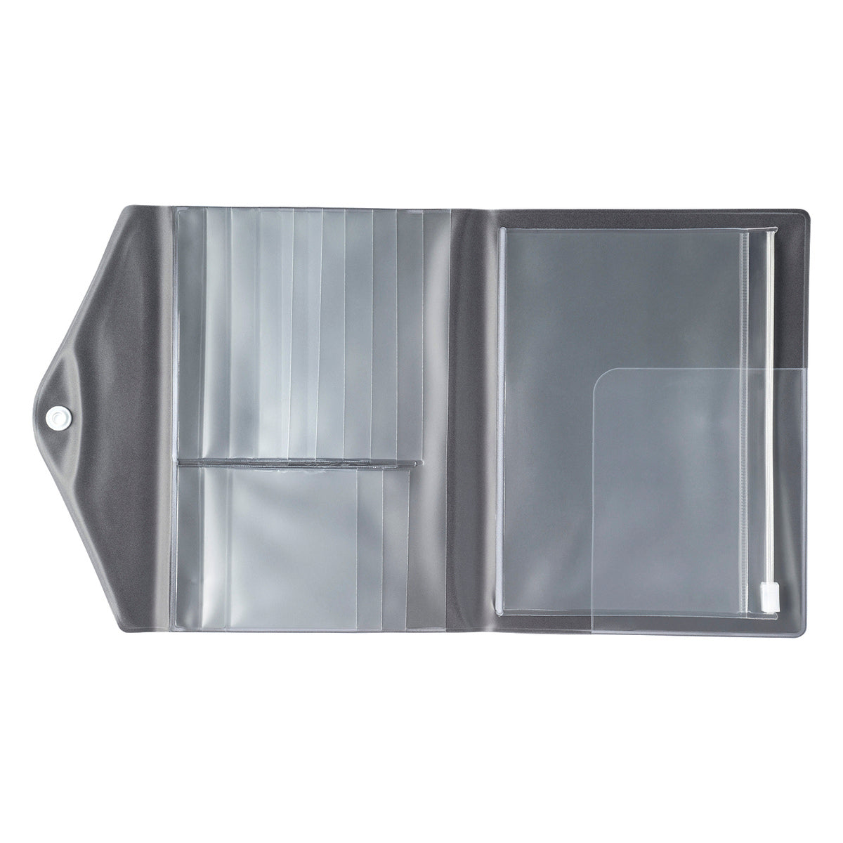 ナガノキャラクターズ お薬手帳&診察券カバー(ブラック)