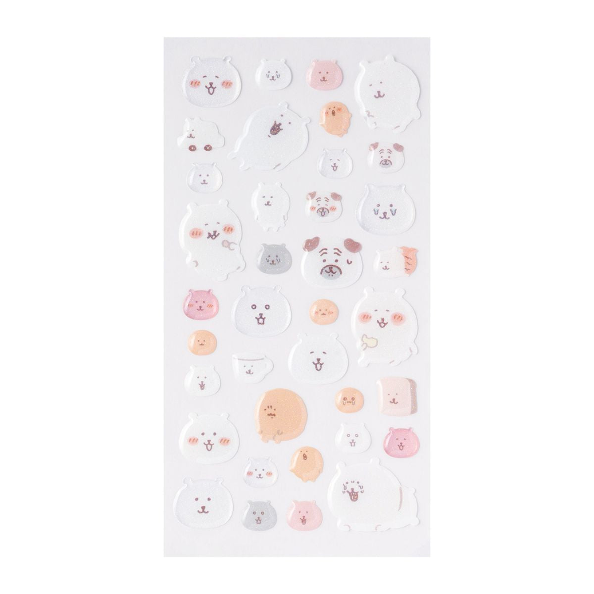 Nagano Characters 粉色立體透明貼紙