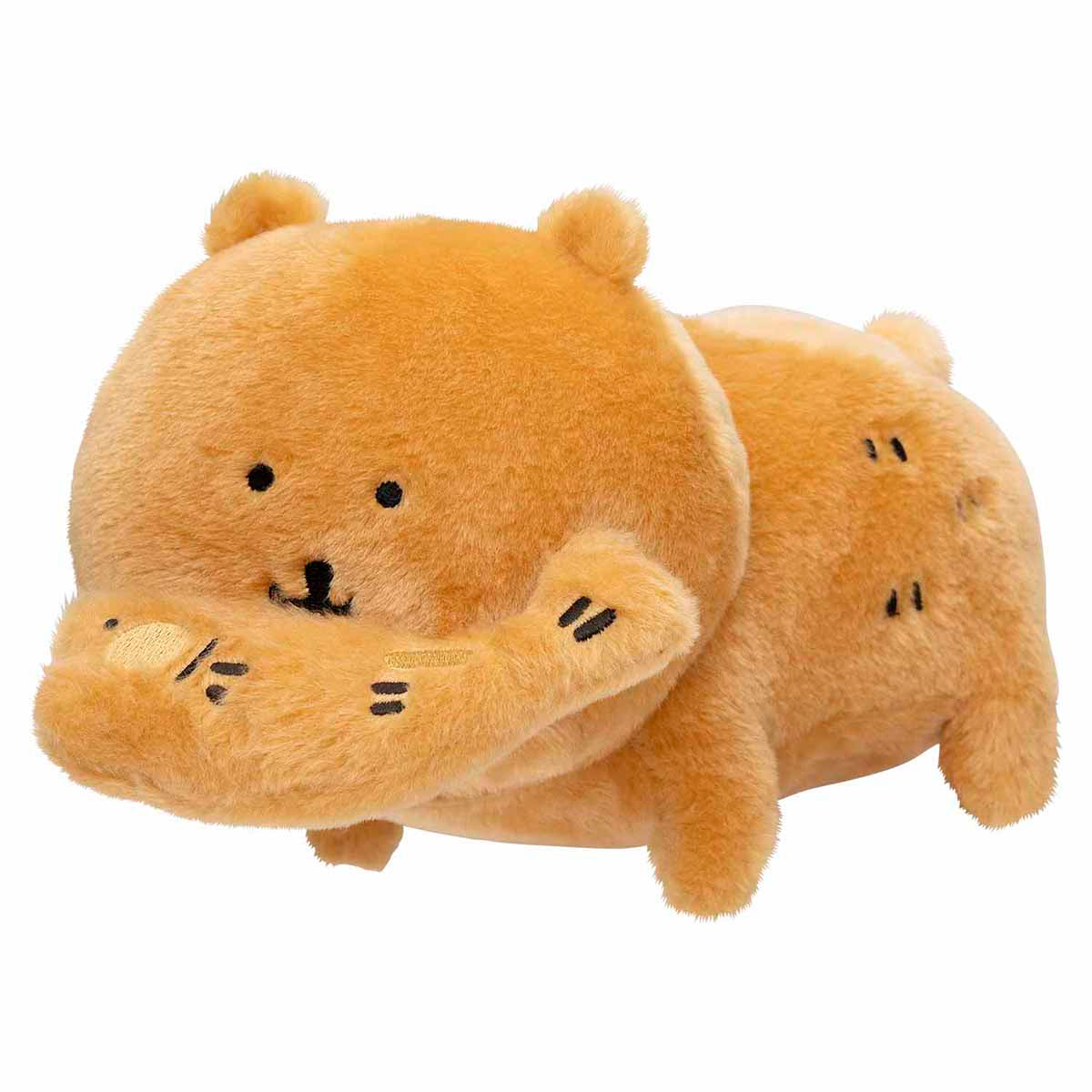 ナガノキャラクターズ 木彫りのクマぬいぐるみ