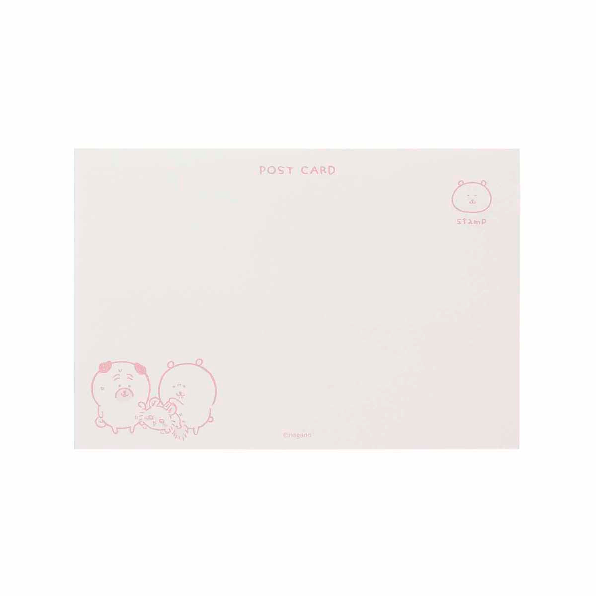 Nagano Characters Postcard (Momonga and friends)