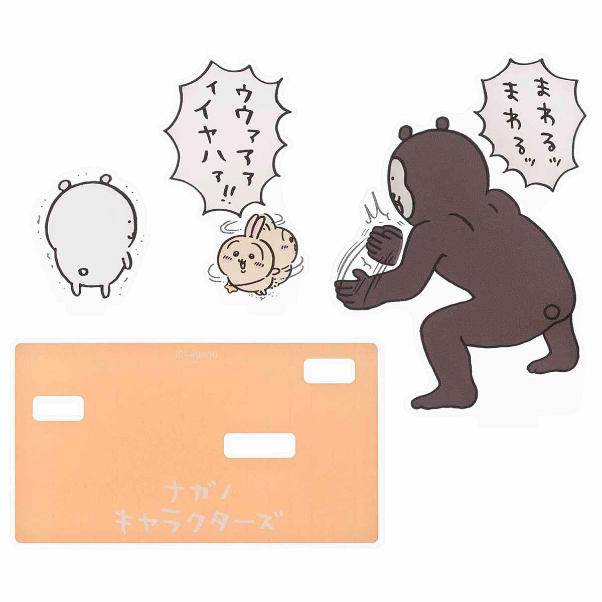 Nagano Characters Malayguma praises Acrylic stand