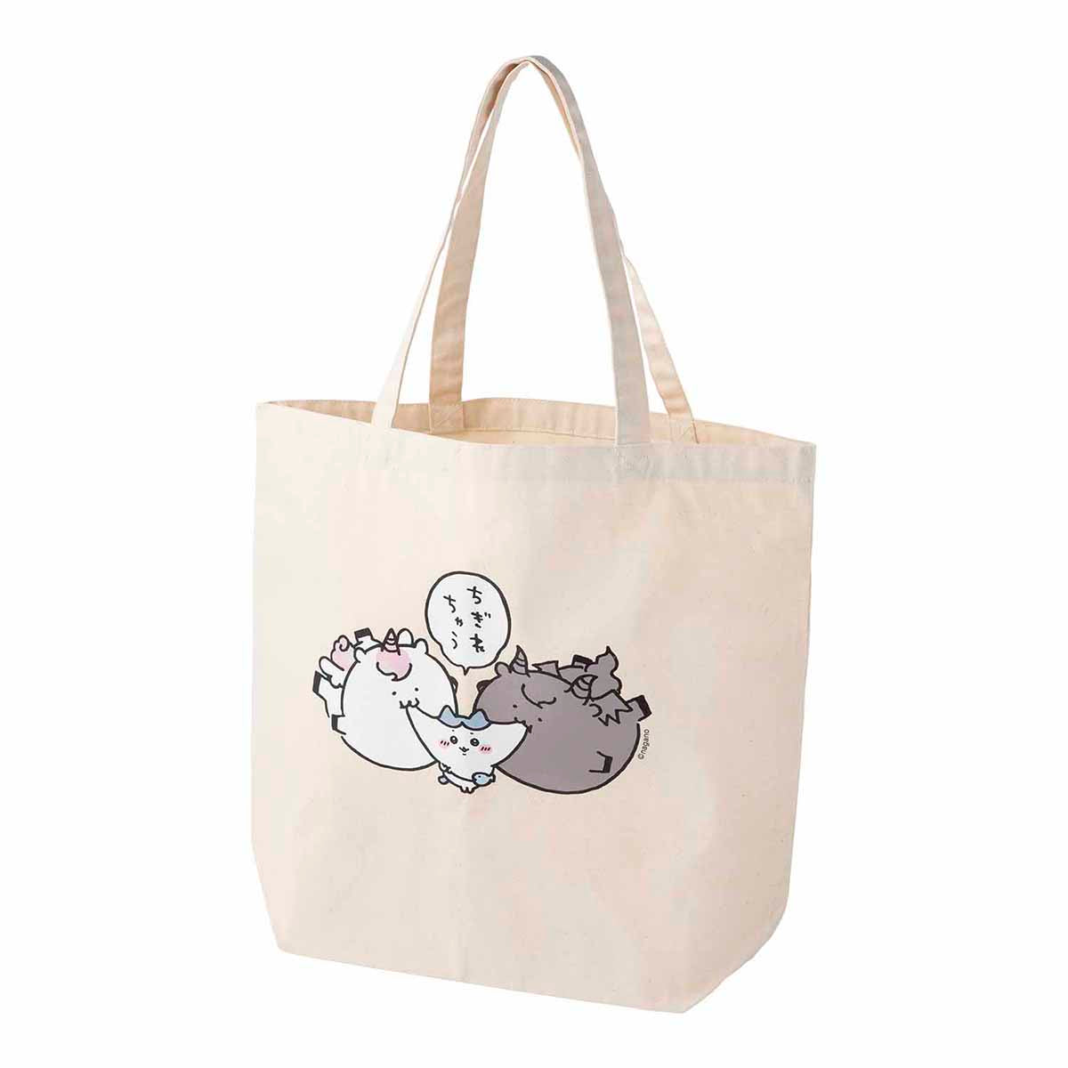 ナガノキャラクターズ ちぎれない大きめトートバッグ