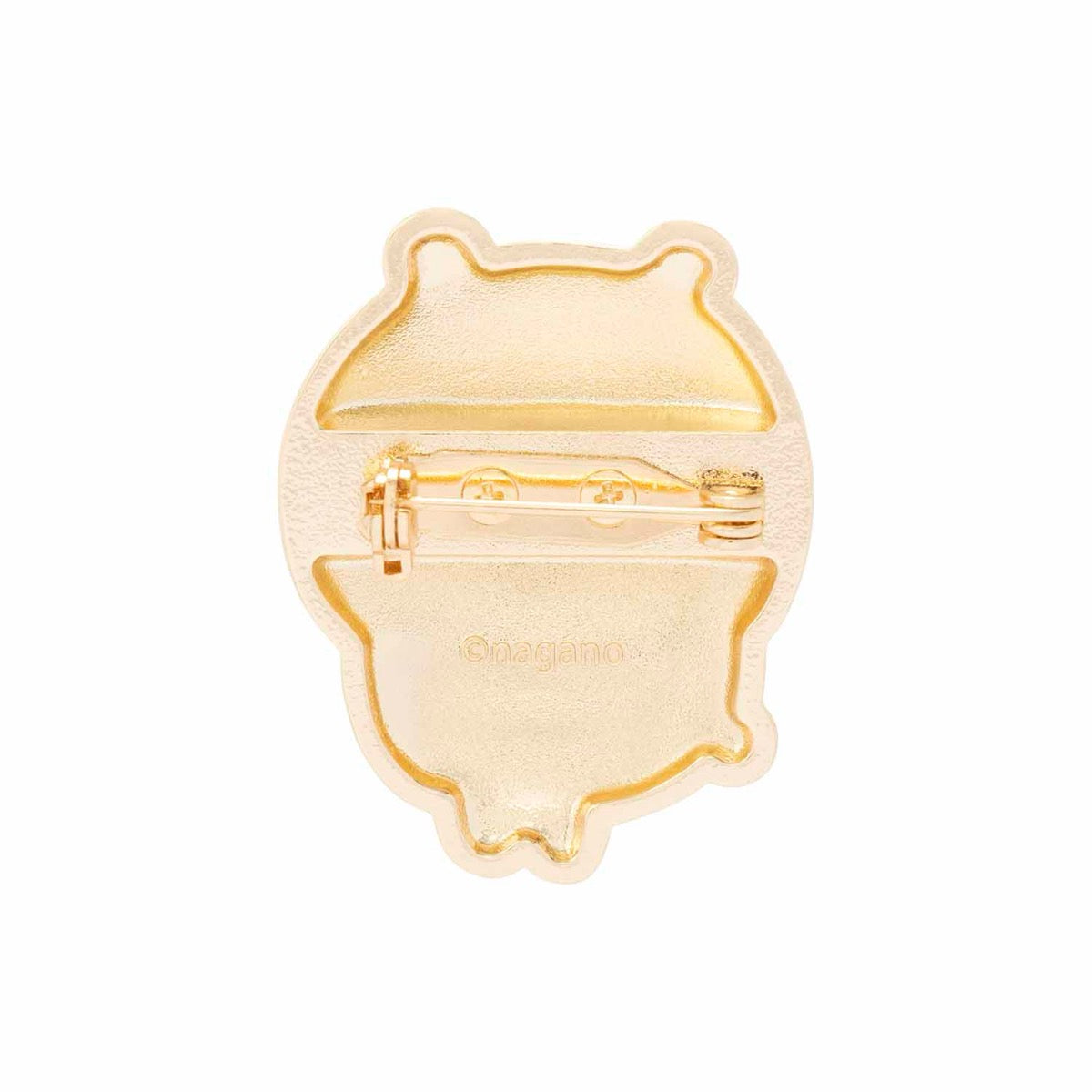 Nagano Characters Metal Brooch (Joke Bear)
