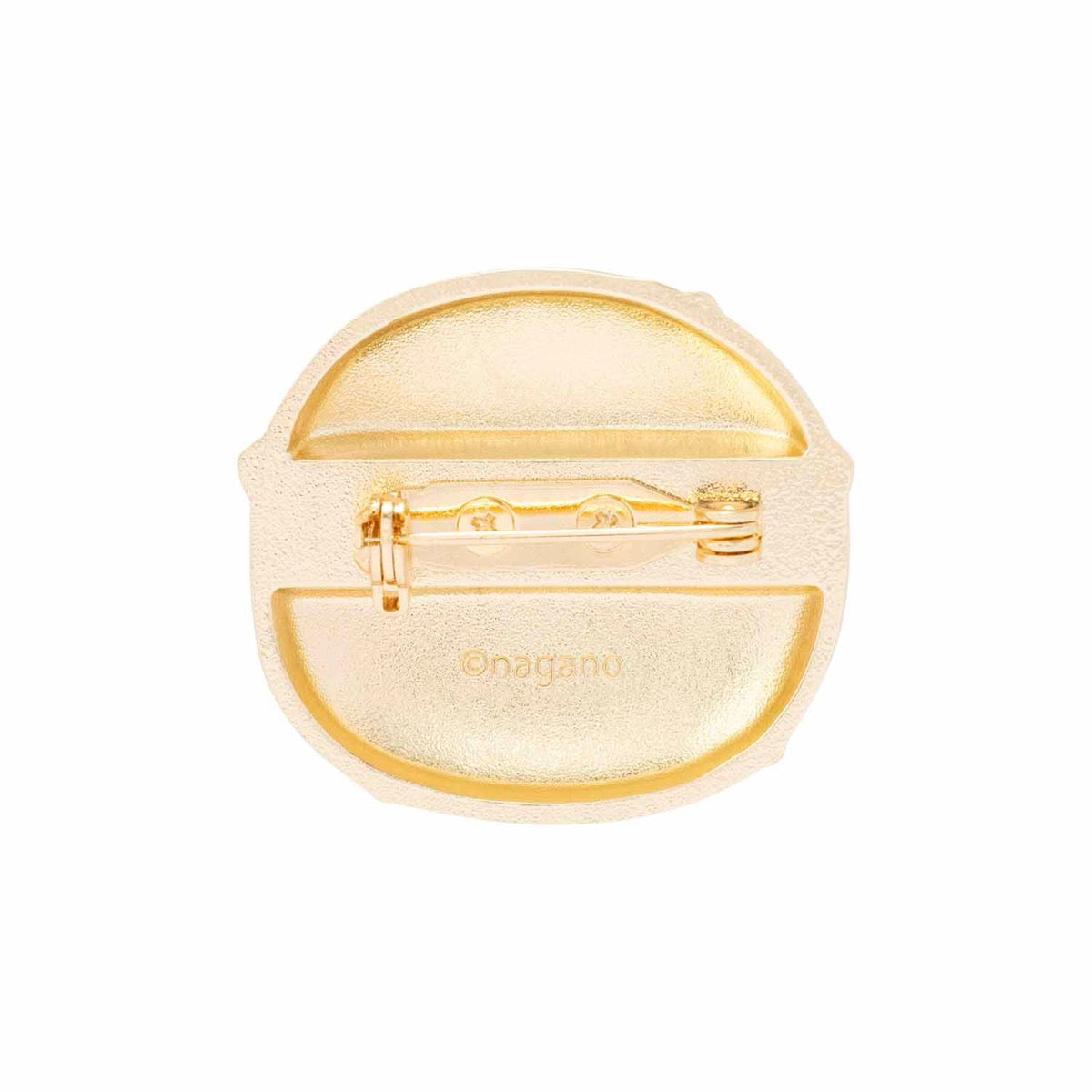 ナガノキャラクターズ メタルブローチ(ラッコ)