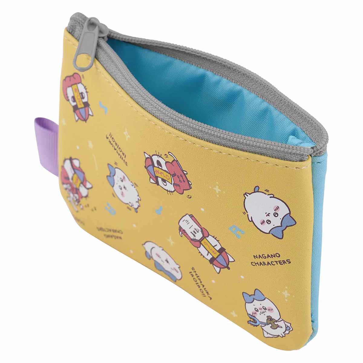 ナガノキャラクターズ 2個セットポーチ(イエロー×ブルー)