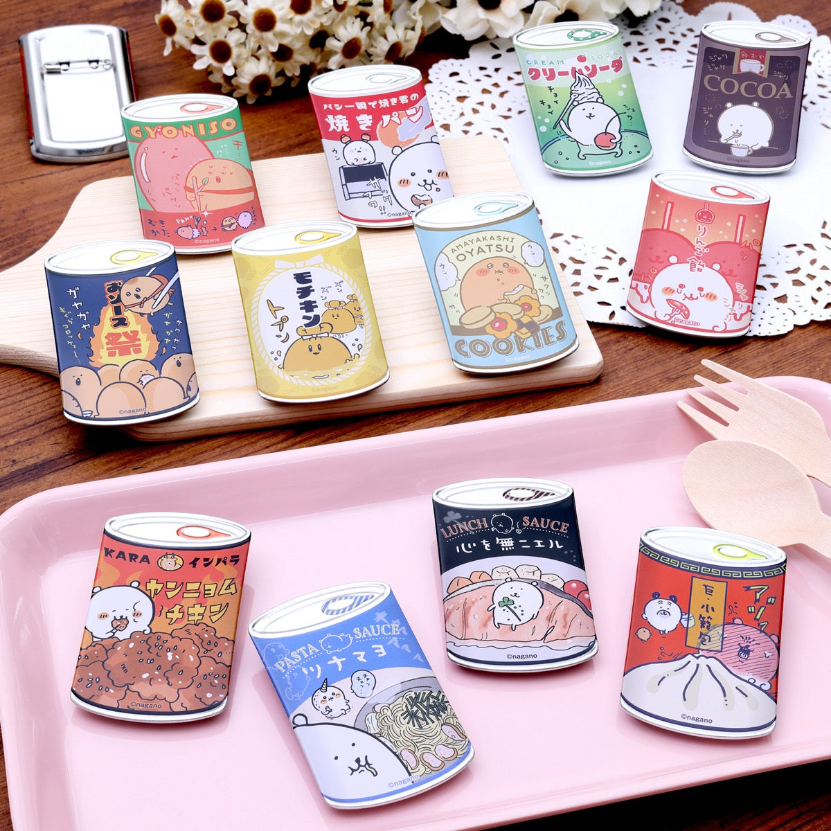 ナガノキャラクターズ mitamemo缶バッジ(全12種)1BOX 12個入