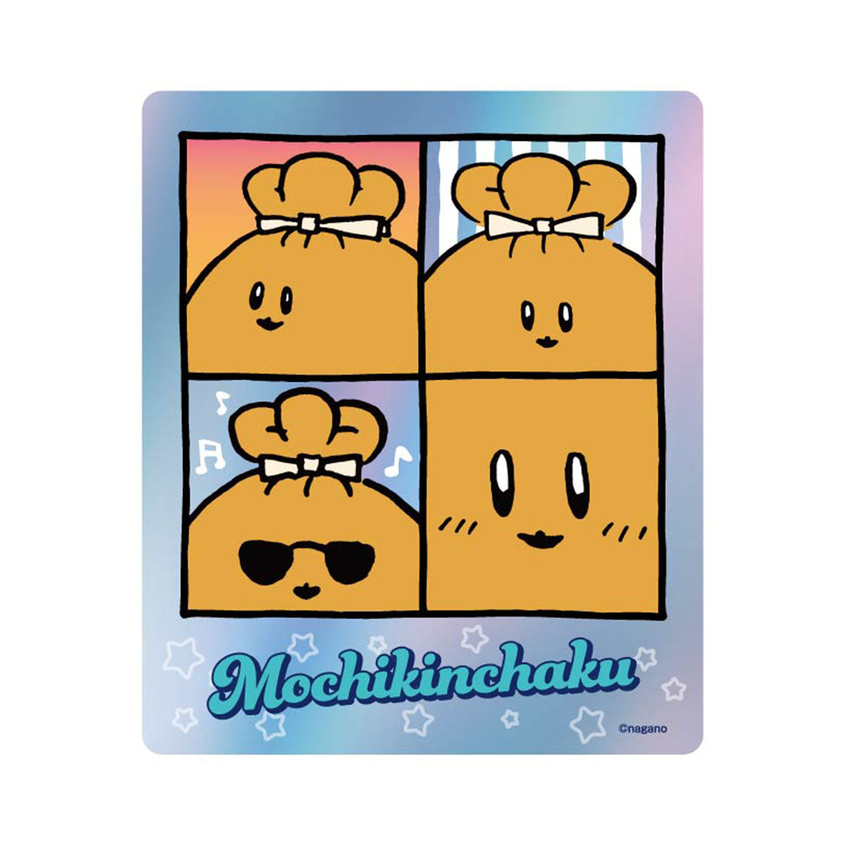Nagano Characters Prism Travel Sticker ⑤ Mochikinchaku