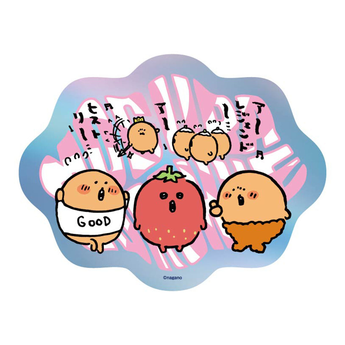 Nagano Characters プリズムトラベルステッカー⑧調子乗ってる