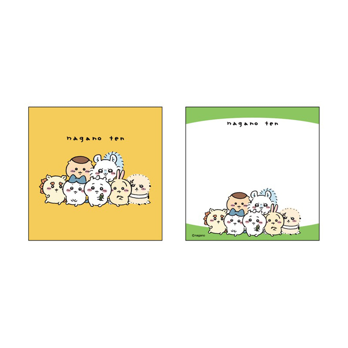 ナガノキャラクターズ ナガノ展 メモパッド(ちいかわたち)