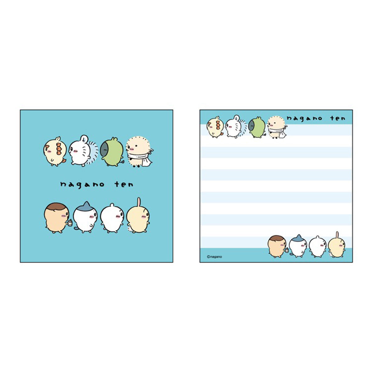 Nagano Characters Nagano Exhibition Memo Pad (lined Chiikawa)