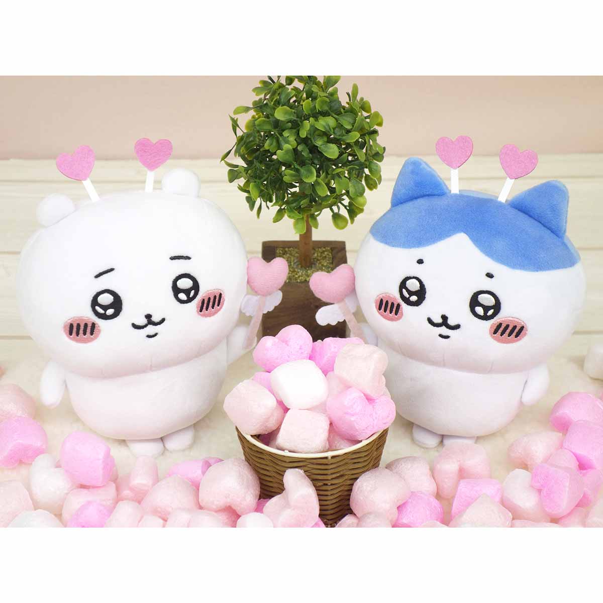 Nagano Characters Potetama Plush (Chiikawa・Heart)