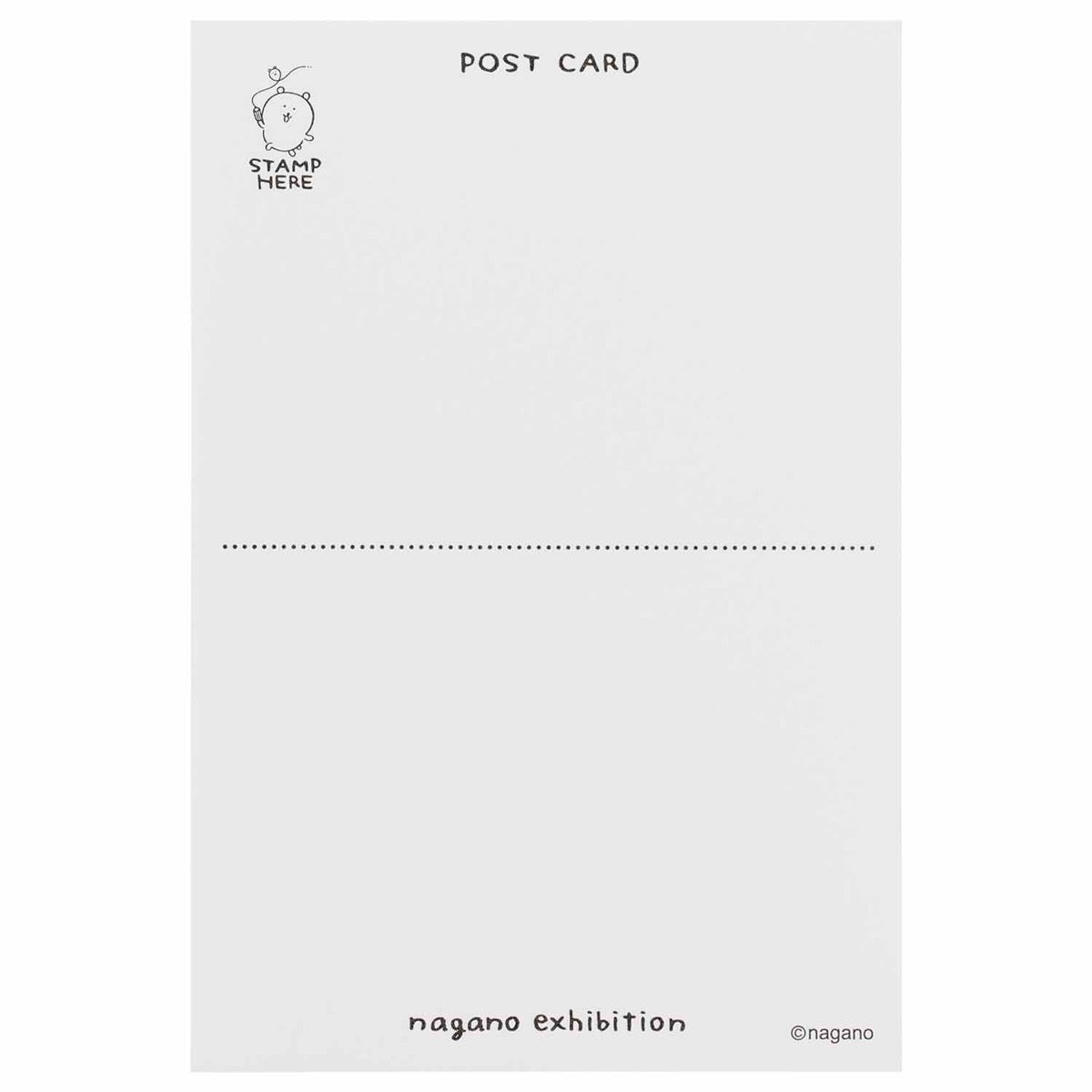 Nagano Characters Active print postcard (Chiikawa and others)