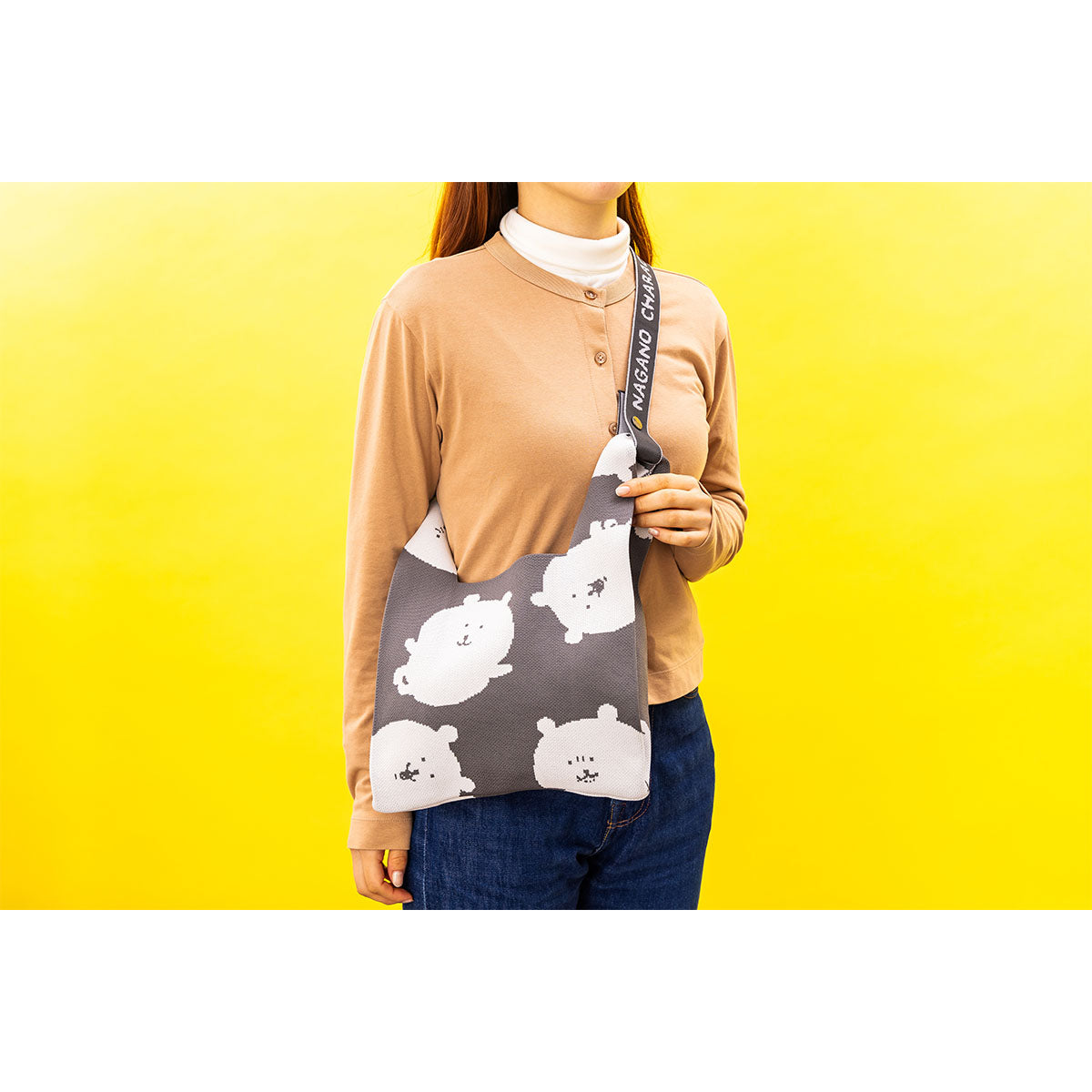 ナガノキャラクターズ ニットバッグベルト