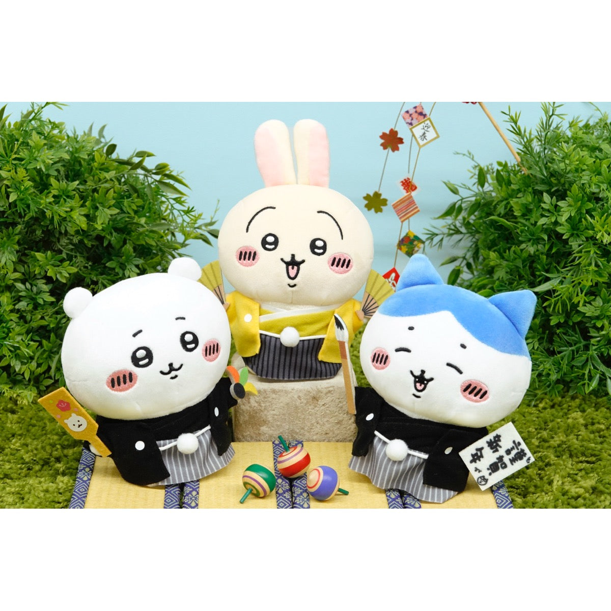 ナガノキャラクターズ ぽてたまぬいぐるみ(うさぎ・正月)