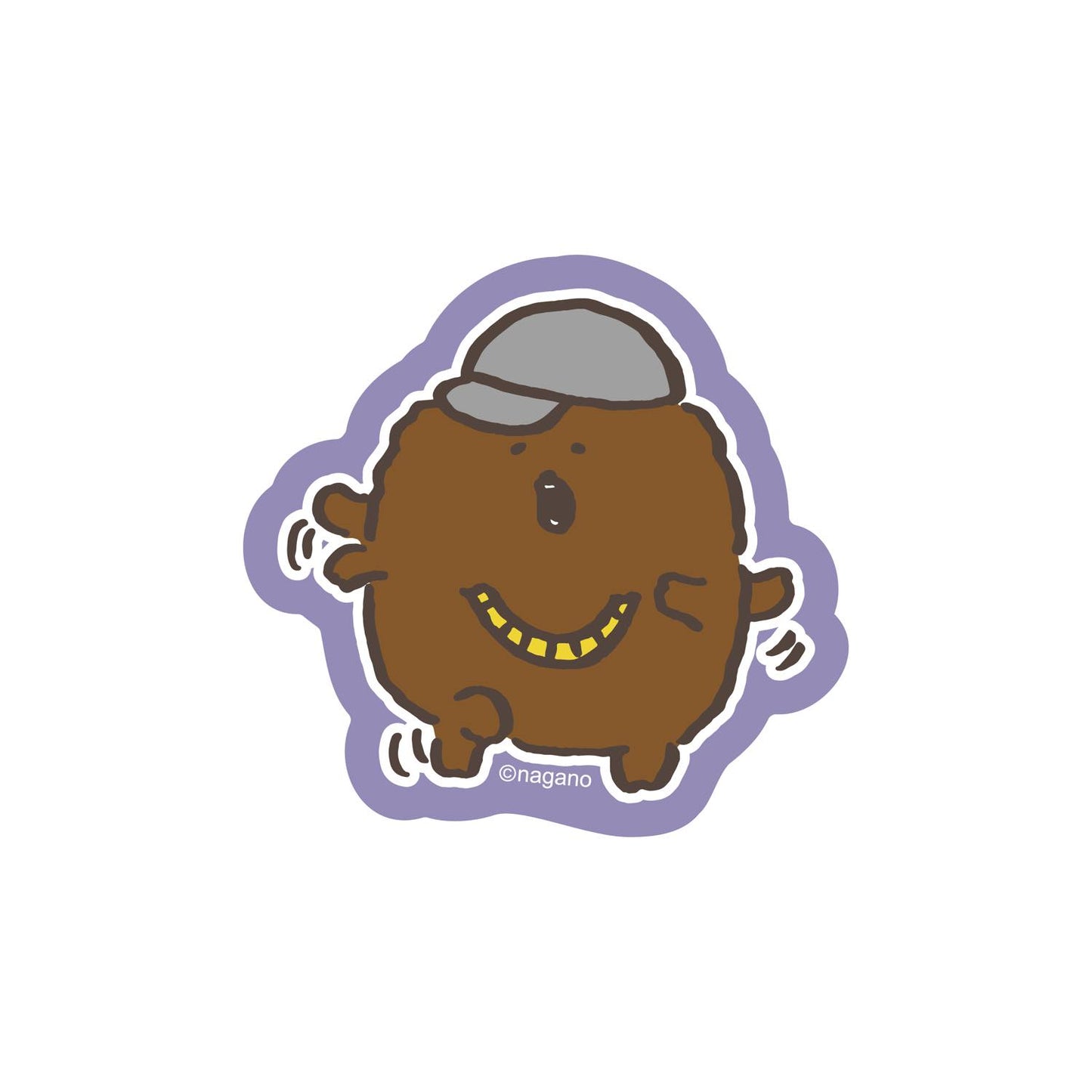 Nagano Characters 可貼在智慧型手機上的尺寸貼紙 (翻蓋)