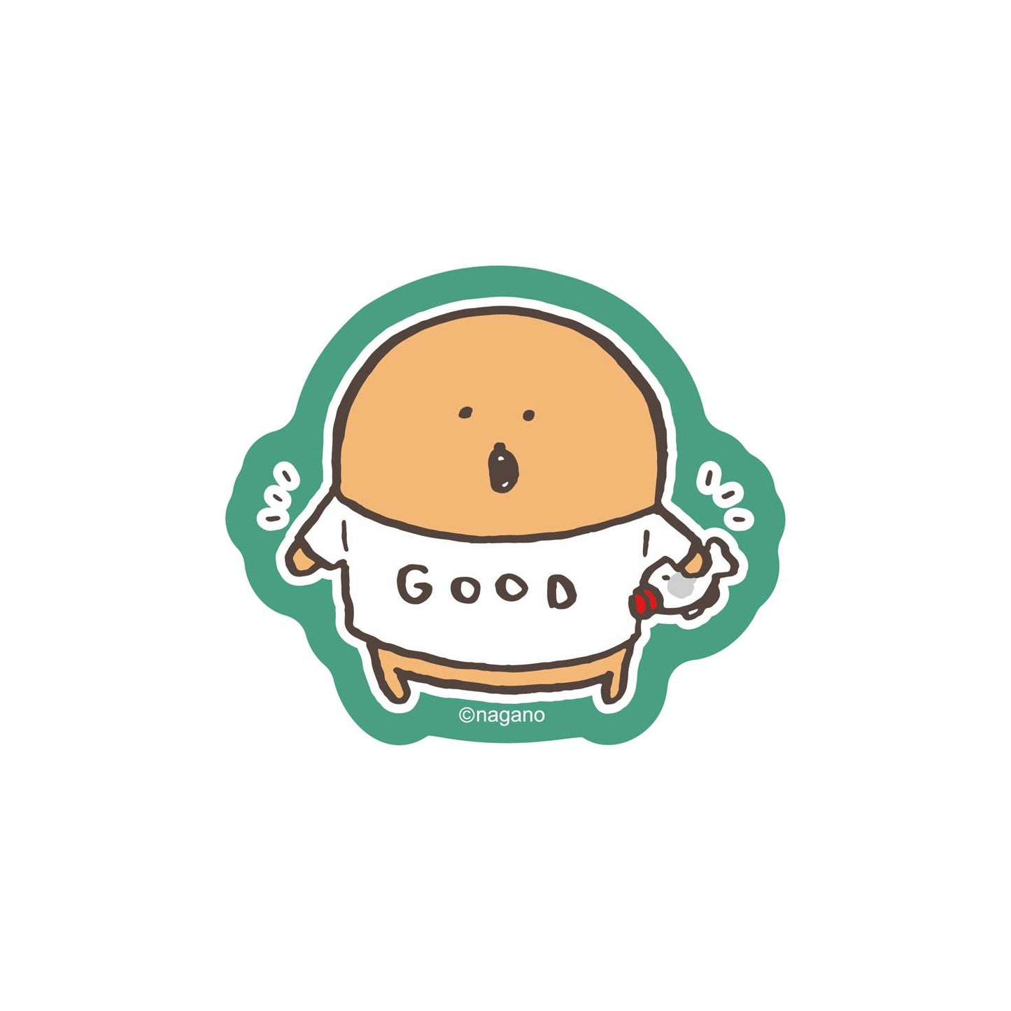 ナガノキャラクターズ スマホに貼れるサイズのステッカー (おしゃれ)