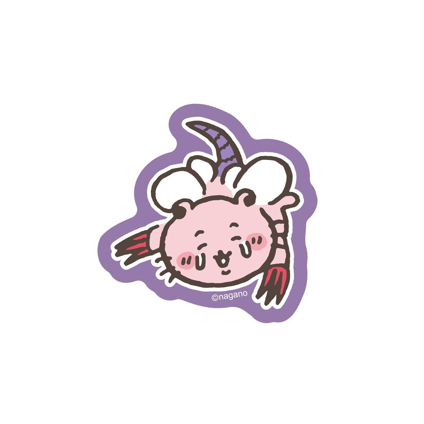 Nagano Characters Size of stickers to put on smartphones Sticker (Chimera)