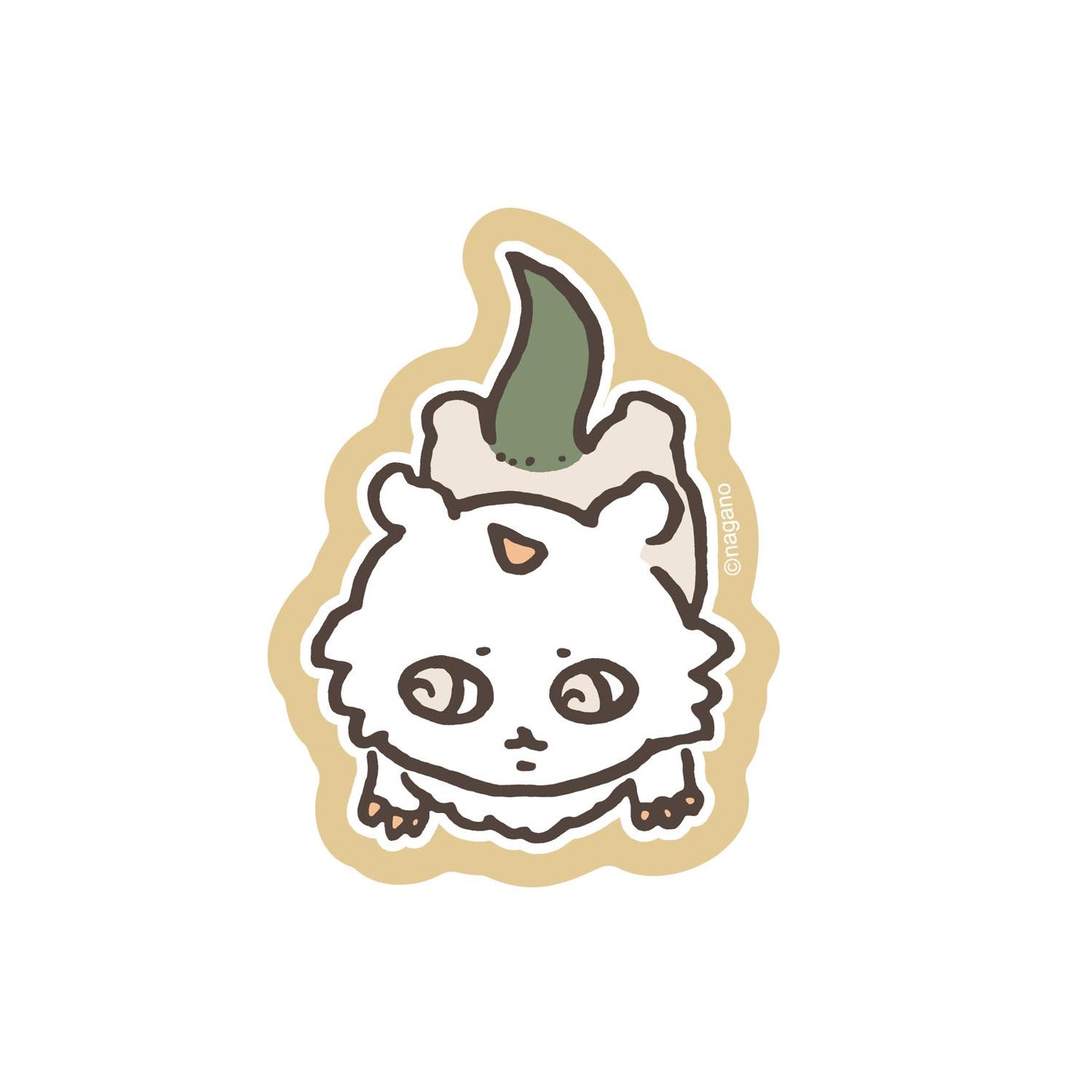 ナガノキャラクターズ スマホに貼れるサイズのステッカー (あのこ)