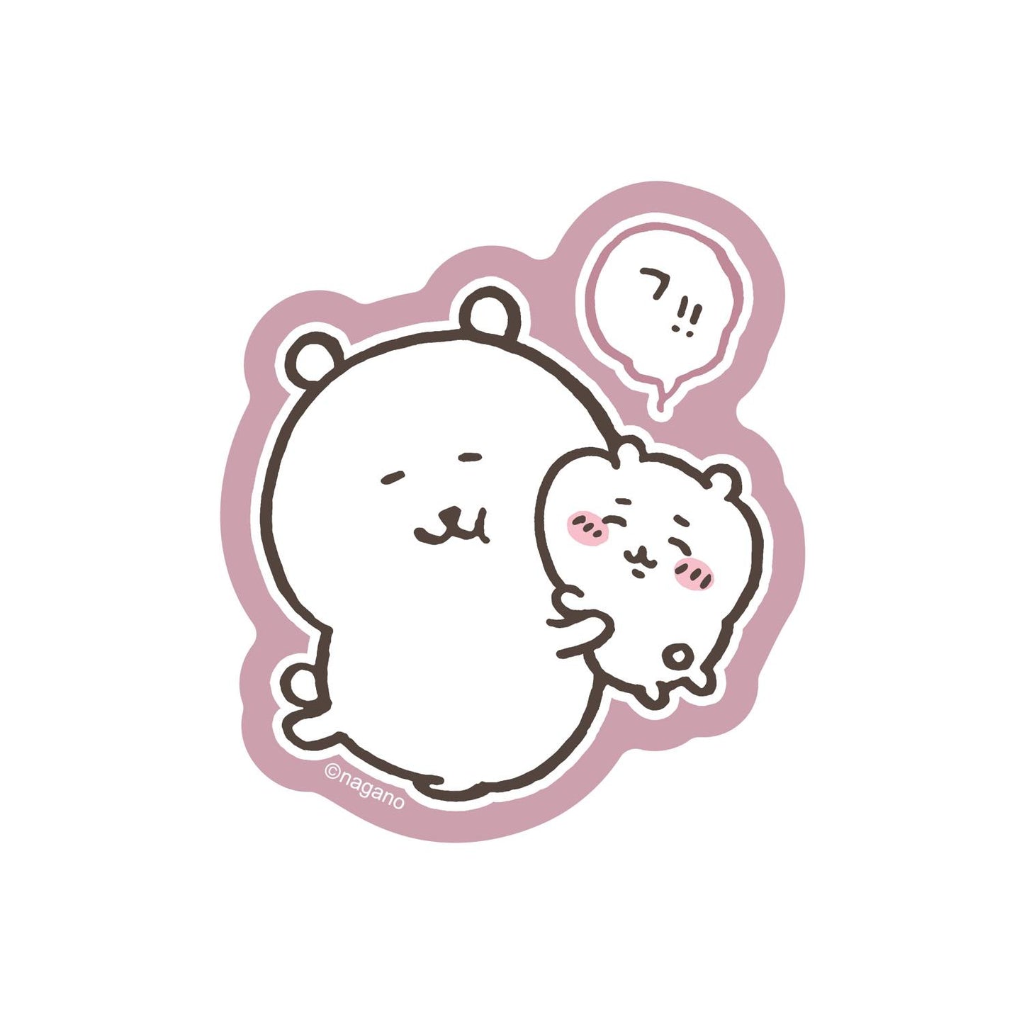 Nagano Characters 스마트폰에 붙일 사이즈의 스티커 (치이카와와 친함)