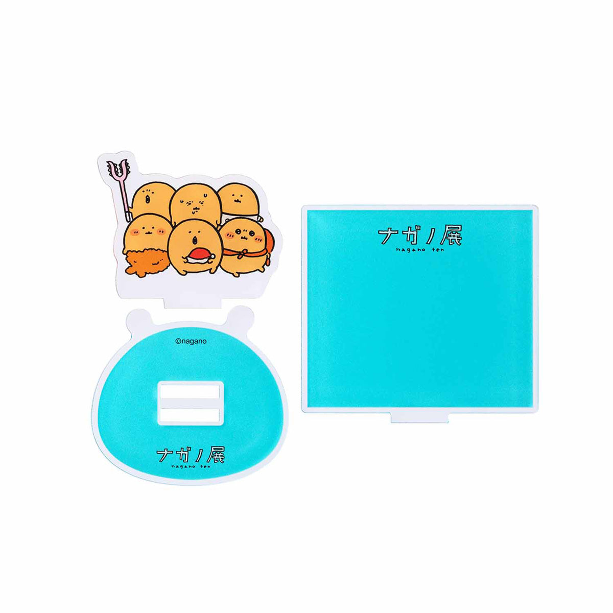 나가노 프렌즈 레이어 아크릴스탠드(두더지 고로케)들