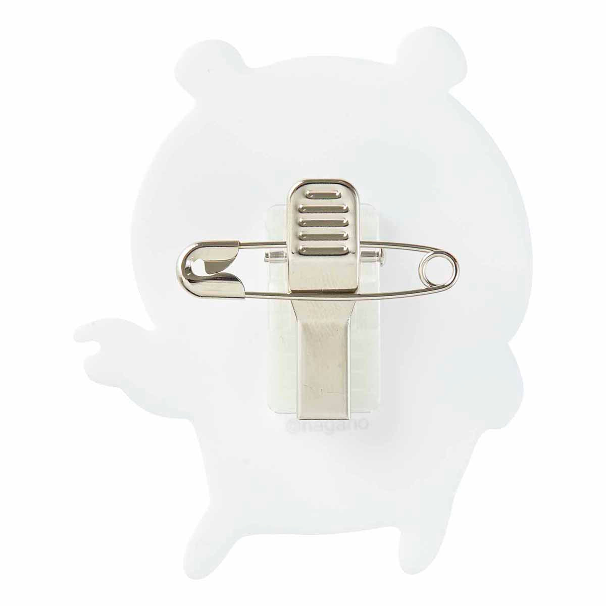 Diagrammatic Acrylic Badge (Sunglass) of Nagano Market Joke Bear