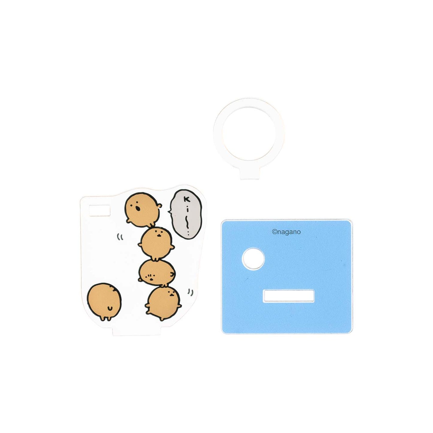 ナガノのくま&もぐらコロッケ トレーディングアクリルPENスタンド 全10種