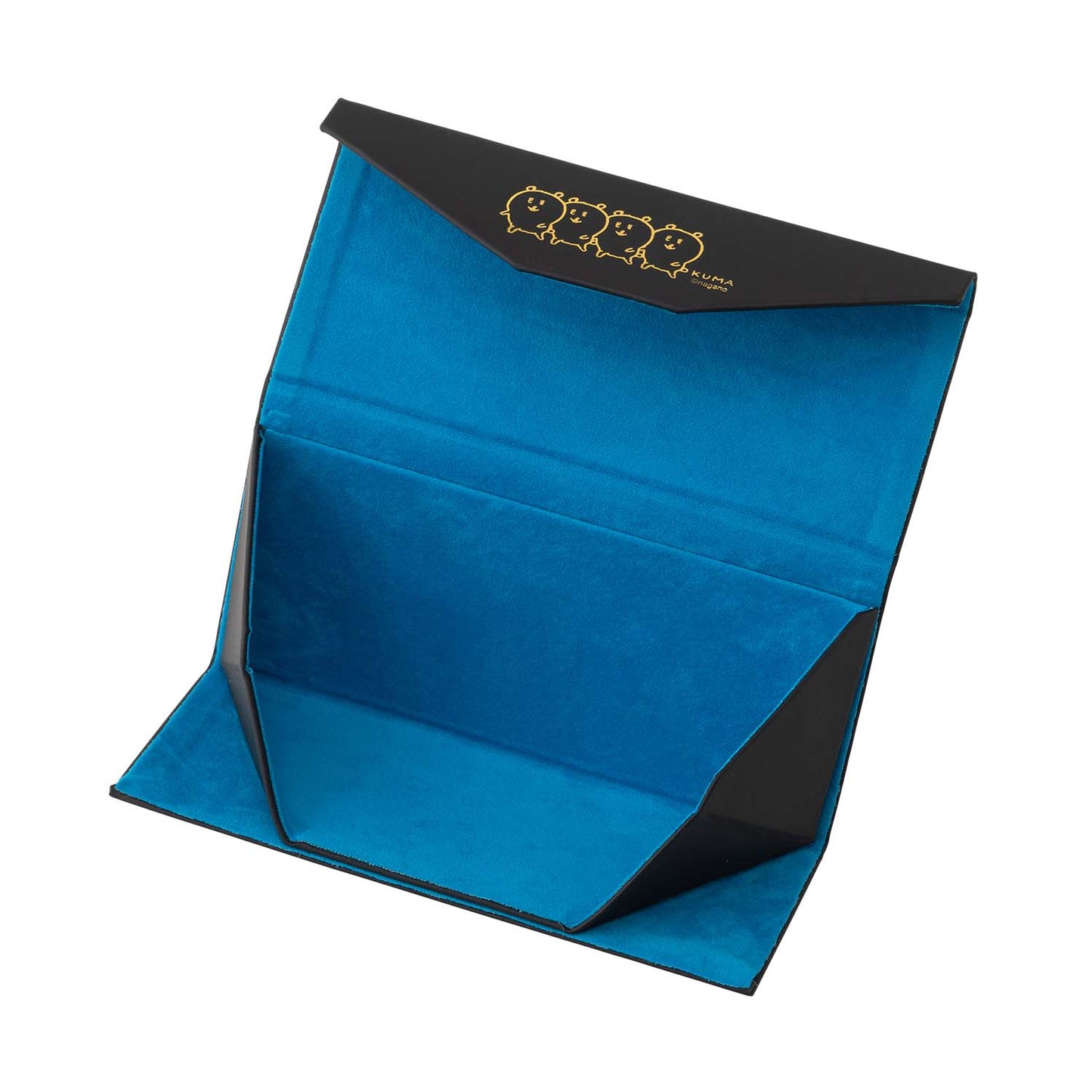 ナガノのくま ひらたくたためるメガネケース