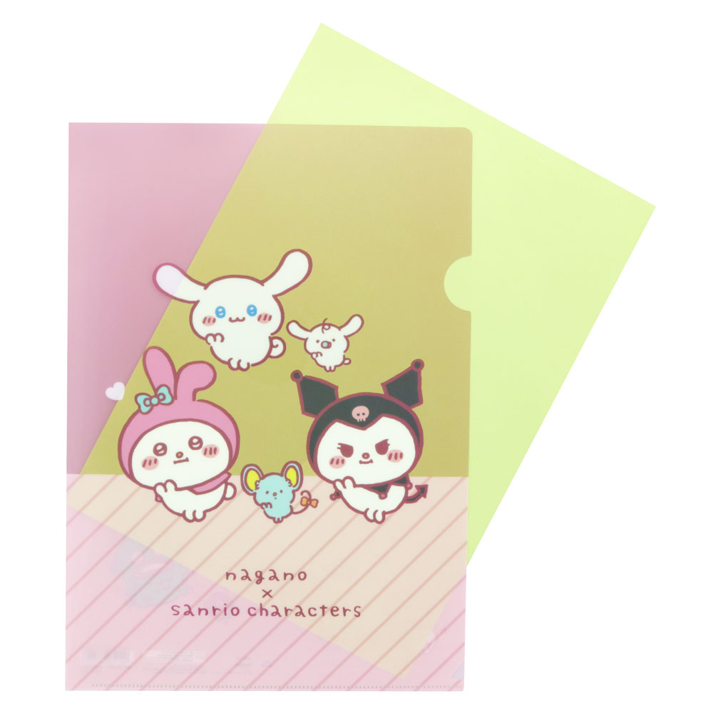 Nagano×Sanrio Characters 清晰檔案A4(ぴ)