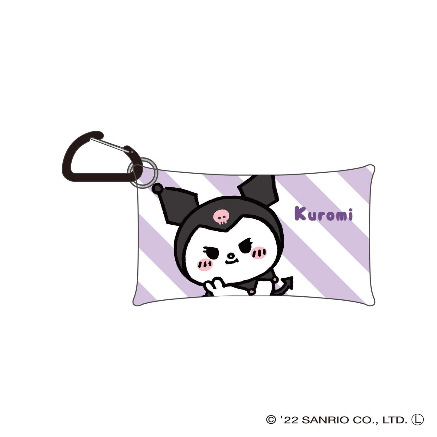 ナガノ×サンリオキャラクターズ クリアマルチケースS(クロミ)