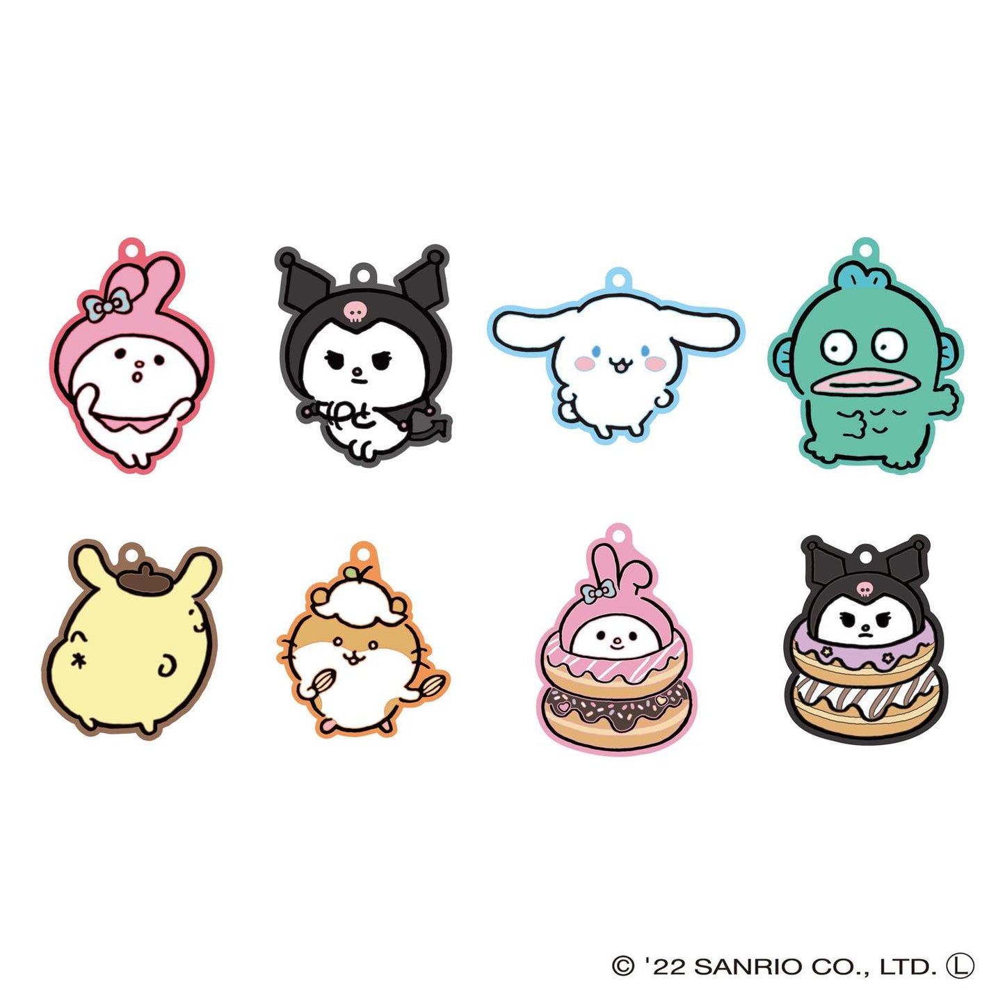 Nagano×Sanrio Characters 트레이딩라바 키홀더 총8종